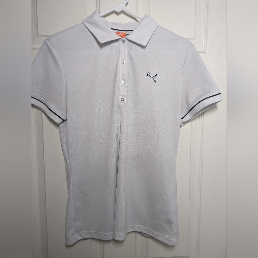 White Puma women's golf polo